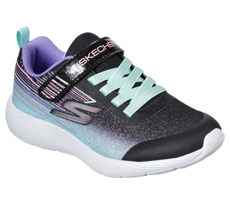 Skechers Flickor Svarta/Olika Färger Sneakers - Dyna-Lite - Shimmer Streaks - Sverige (VNIDT-2487)